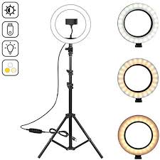 10 2 Led Ring Light Photographic Selfie Ring Lighting With 50 70 160 125cm Tripod Stand For Youtube Live Video Studio Tik Tok Photographic Lighting Aliexpress