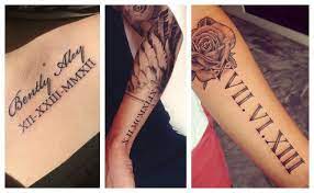 Diseños de tatuajes para parejas con números romanos. Pin En Lol