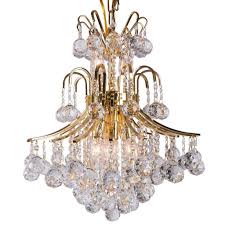 Antique Swarovski Crystal Chandelier 274 95 Gold Finish Ten Lights