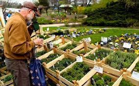 botanical gardens hosts green market