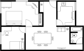 The floor plan may depict an entire building, one floor of a building, or a single room. House Floor Plan Floor Plan Template