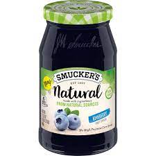 natural blueberry fruit spread smucker s