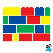48 x lego bricks set children s vinyl