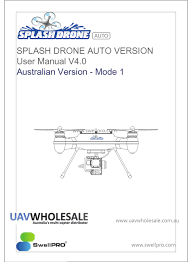 swellpro splash drone auto user manual