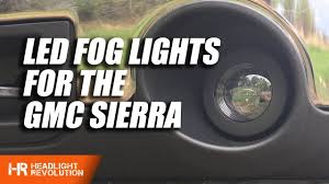 2012 Gmc Sierra Led Fog Lights By Morimoto Install Led