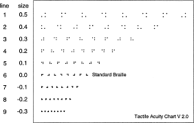 Illustration Of The Chart We Used For Measuring Tactile