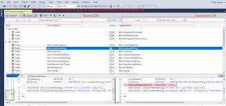 compare two sql server database