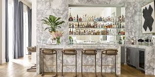 how to turn your living room into a bar