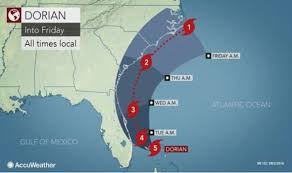 Hurricane Dorian Noaa 5am Path Update Warns Storms Core