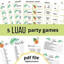 Hawaii may have been named for hawai'i loa, a legendary figure who is said to have first discovered the islands. Luau Printables 50 Pages Of Hawaiian Fun