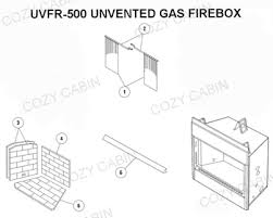 Unvented Firebox Uvfr 500 Uvfr 500