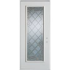 Painted White Steel Prehung Front Door