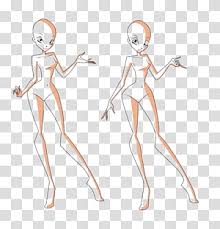 Did you ever want to dance together with cute anime girls? Star Base Two Woman Sketches Transparent Background Png Clipart Hiclipart