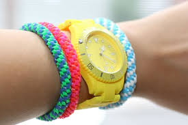 Buy string:6 pack neon colors: Wonderful Diy Colorful Lanyard Box Stitch Bracelet