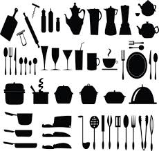 kitchen utensils free vector download