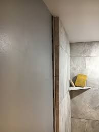 Tile Shower Uneven Wall