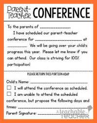 9 10 Parent Teacher Conference Letters Dayinblackandwhite Com