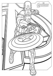 Captain america coloring pages for kids. Free Easy To Print Captain America Coloring Pages Tulamama