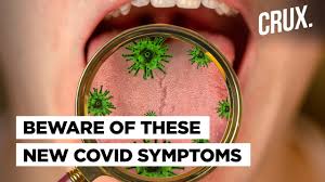 covid 19 new symptoms dry mouth to