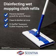 disinfecting wet mop pad refills