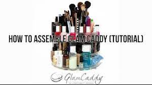 glam caddy rotating cosmetic organizer