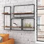 5-Piece Shelf & Basket Kit for Garage Wall Storage Systems 11003 Proflsat