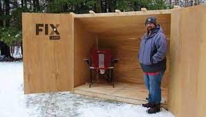 How To Build A Diy Ice Fishing Shelter