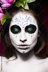 mexican santa muerte mask photos shot