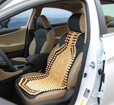Wood Beaded Car Seat Cover