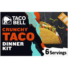 taco bell crunchy taco dinner kit with