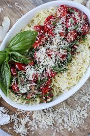 Instructions combine the cherry tomatoes, the olive oil, garlic, basil leaves, red pepper flakes, 1 teaspoon salt, and the pepper in a large bowl. Ina Garten S Summer Pasta Salad Jen Around The World