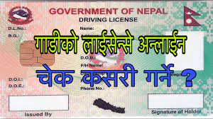 driving license kasari check