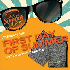 It is a legal holiday observed on the thursday that falls between april 19 and april 25, a time of year that marks the end of the long northern winter. Celebrate The First Day Of Summer With Wgi Sport Shorts Wgi