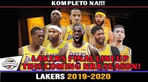 Choose a method to keep watching here you will find mutiple links to access the los angeles lakers game live at different qualities. La Lakers Lineup 2019 2020 Nba Updates Youtube