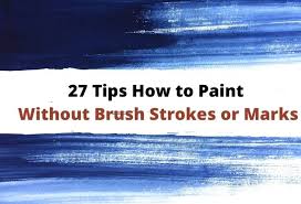 Paint Without Brush Strokes Or Marks