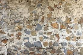 Texture Of A Stone Wall With Many Big