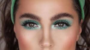 the most energizing mint green makeup