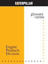 Glossary Of Terms Engine Products Division Manualzz Com