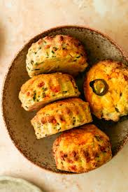 cheese chive and jalapeño scones