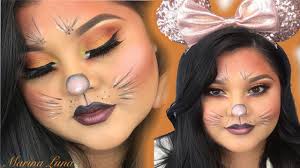 easy glam mouse halloween makeup