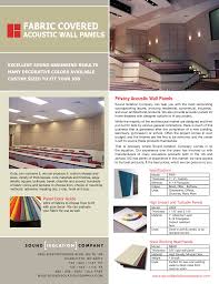 Commercial Acoustic Wall Panels Datasheet Manualzz Com