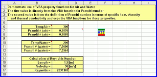 Vba Functions For Properties Of Air And