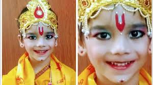 krishna makeup kanha makeup look