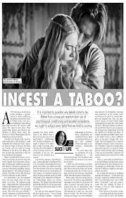 Incest-- a taboo