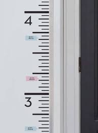 Growth Chart Ruler Decal Childrens Vinyl Wall Decal