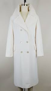 1960s Cream Polyester Trench Coat