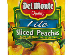 yellow sling sliced peaches