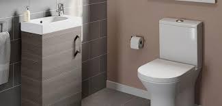 compact toilets and vanity units with