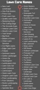 270 Badass Lawn Care Name Ideas Free Available Worth
