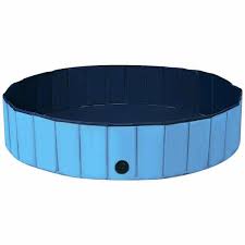 blue foldable portable bathing tub pool